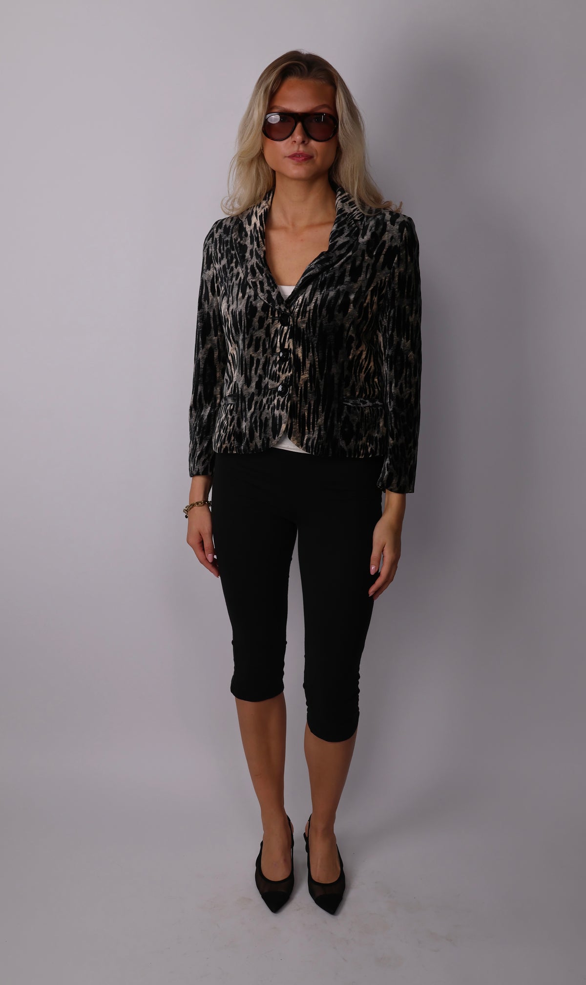 Leopard Blazer