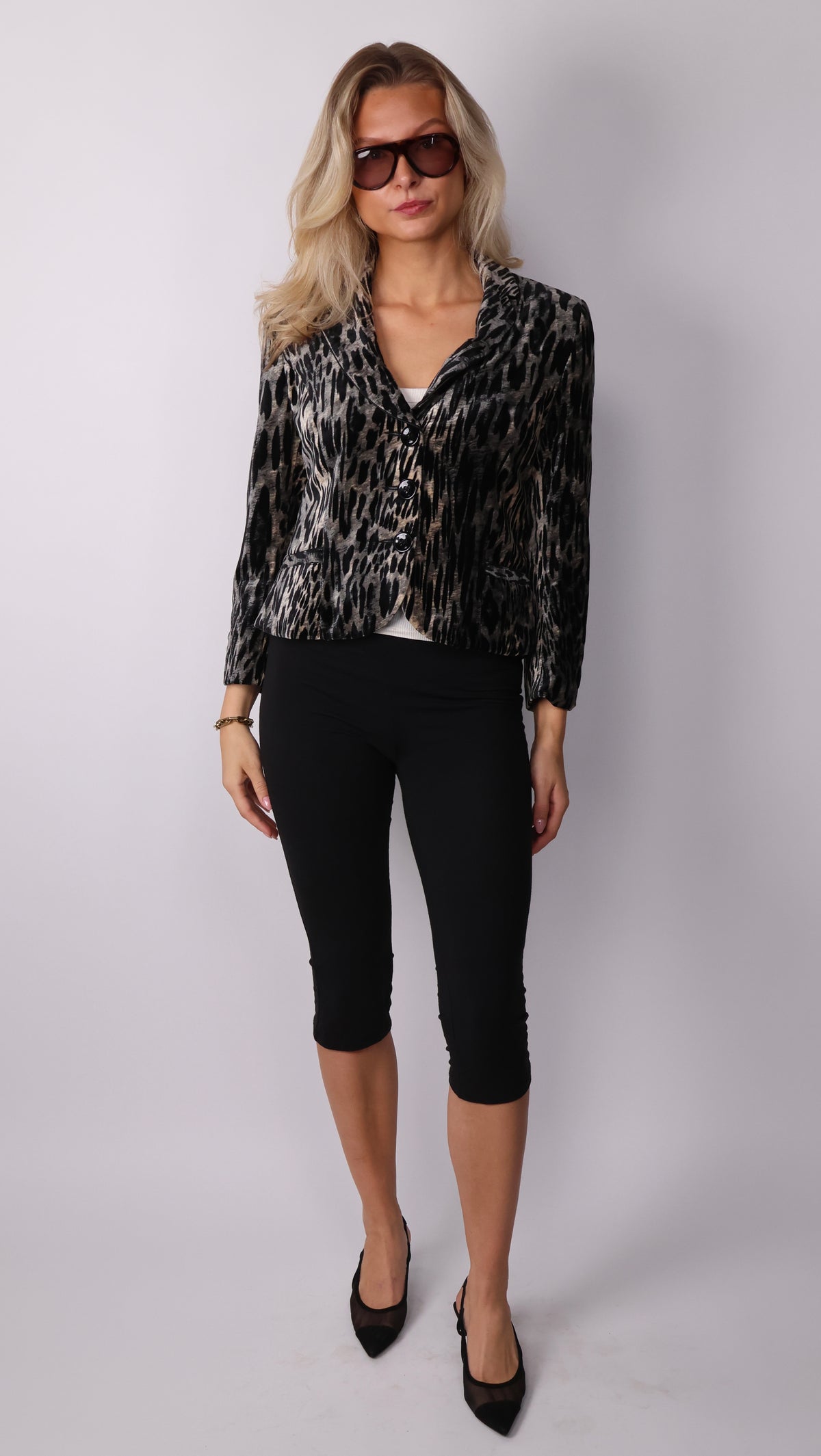 Leopard Blazer